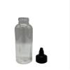 Natural Farms 4 oz Clear Cosmo Plastic Bottles -12 Pack Empty Bottle Refillable - BPA Free - Essential Oils - Aromatherapy | Black Twist Top Cap - Made in the USA view 3