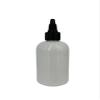 Natural Farms 4 oz White Boston Plastic Bottles -12 Pack Empty Bottle Refillable - BPA Free - Essential Oils - Aromatherapy | Black Twist Top Cap - Made in the USA view 2
