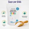 Aromasong Dead Sea Salt for Kids Bath Soak, 4 Lbs. Fine Grain Large Bulk resealable Pack, 100% Pure & Natural. view 4