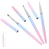 FOMIYES 3pcs Nail Art Gel Painting Tool Professional Manicure Pens for Artistic Nail Designs Includes Gradient and Brushes for Art view 1