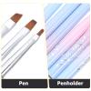 FOMIYES 3pcs Nail Art Gel Painting Tool Professional Manicure Pens for Artistic Nail Designs Includes Gradient and Brushes for Art view 3