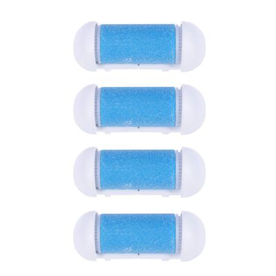 minkissy 10pcs Replacement Roller for Foot Grinding Device Water Resistant Ergonomic Design Foot Care Tool Safe Plastic Material for Exfoliation and Dead Skin Removal Sky-