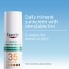 Eucerin Sun Tinted Sensitive Mineral Face Sunscreen Lotion SPF 35, Non-Comedogenic Mineral Sunscreen with Gentle Zinc Oxide Protection for Sensitive Skin, 1.7 Fl Oz Bottle view 2