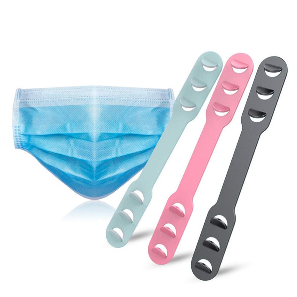 OSALADI 10pcs Adjustable Ear Saver Mask Buckle Mixed Color Pp Hooks for Comfort and Reduced Ear Pressure Compatible All Masks