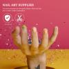 FOMIYES Nail Art Shiny Bead Decor Beads for Nail Design Easy to Apply Manicure Accessories and Makeup view 3