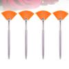 Beaupretty 8pcs Fan Mask Brushes Portable Facial Makeup Tools for Even Application of Skincare Products Synthetic Bristles for and Safe Skin Use for Women and Girls view 3