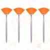 Beaupretty 8pcs Fan Mask Brushes Portable Facial Makeup Tools for Even Application of Skincare Products Synthetic Bristles for and Safe Skin Use for Women and Girls view 4