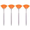 Beaupretty 4pcs Facial Fan Mask Brushes Cosmetic Tools for Even Application of Skincare Products Easy to Clean and for Skin Use for Serums and Masks view 1