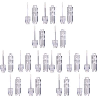 Beaupretty 15pcs Lip Gloss Tubes Refillable Lipstick Containers for for Travel Daily Use and Color Samples