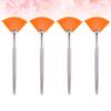 Beaupretty 12pcs Fan Mask Brushes Synthetic Bristles Cosmetic Tools for Facial Care Easy to Clean Skincare Products Women and Girls view 2