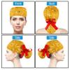 Scrub Caps Women Bouffant Scrub Caps, Adjustable Working Cap Ponytail Pouch Tie Back view 2