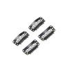 50 Pcs Hair Extensions Clips Hairpieces Snap Clips U Shape Wig Clips for Hair Extensions Wig Making Accessories Tools Set (Black) view 3
