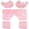 Mini Rose Quartz Eye Mask 100% Natural Jade Cool Eye Mask for Facials Circles Tool,Type 05 view 1