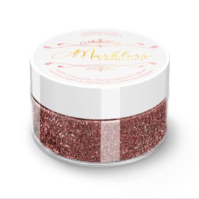 MARBLERS Chunky Natural Mica Powder [Jasper Pearl] 0.11oz (3g) | Highly Pigmented | Non-Toxic, Vegan, Cruelty-Free | Eyeshadow, Body Butter, Nail Polish, Nail Art | Party, Body, Face Makeup