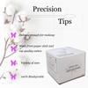 1000 Pieces Precision Tips,Double Pointed Cotton Swabs with Paper Stick for Makeup & Cleaning view 2