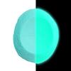 MARBLERS Glow-in-The-Dark Powder [Glow Lagoon] 0.28oz (8g) | Matte| Dye | Pigment | Non-Toxic | Vegan | Cruelty-Free | Eyeshadow, Nail Polish, Nail Art | Festival, Rave & Party Makeup | Body & Face view 2