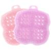 Beaupretty 2pcs Silicone Body Scrubber Multi-Functional Soft Bristle Brush for Deep Cleaning Exfoliating and Scalp Massage and Gentle Skin and Hair view 1