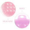 Beaupretty 2pcs Silicone Body Scrubber Multi-Functional Soft Bristle Brush for Deep Cleaning Exfoliating and Scalp Massage and Gentle Skin and Hair view 3