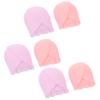 FOMIYES 6pcs Makeup Brush Covers Silicone Set for Brush Protectors Makeup Sets Travel-friendly Flexible view 1