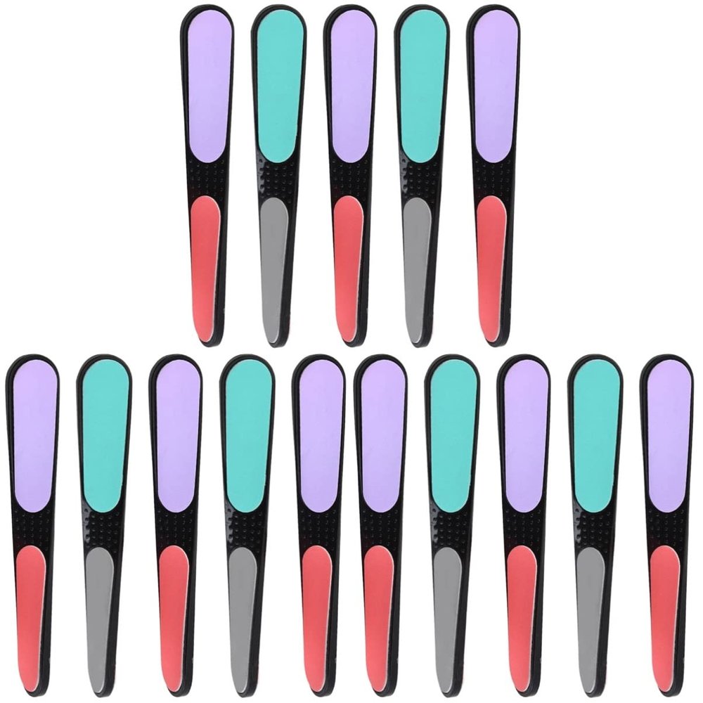 minkissy 30pcs Professional Nail File Four Sided Nail Files Buffer for Grind Polish Art Manicure