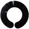 Lurrose Hair Cutting Collar, Hair Dye Cape, Silicone Rubber Neck Wrap Guard Neck Shield Shawl Barber Styling Cape Barber Supplies for Haircut Hair Dye view 1