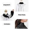 Lurrose Hair Cutting Collar, Hair Dye Cape, Silicone Rubber Neck Wrap Guard Neck Shield Shawl Barber Styling Cape Barber Supplies for Haircut Hair Dye view 3