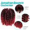 10 Inch Jamaican Bounce Crochet Hair 22 Strands 4 Packs Wand Curl Crochet Hair Curly Crochet Braids for Black Women (10 Inch 4Packs, T1B-BUG) view 3