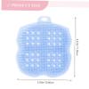 Beaupretty 2pcs Silicone Body Scrubber Brush Multi-Functional Shower Grooming Tool for All Skin Types Design for Deep Cleansing and Scalp Massage Ergonomic Grip view 2