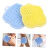 Beaupretty 2pcs Silicone Body Scrubber Brush Multi-Functional Shower Grooming Tool for All Skin Types Design for Deep Cleansing and Scalp Massage Ergonomic Grip view 4