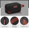 Eccliy 6 Set Groomsmen Gifts Men Toiletry Bags Men's Travel Shaving Kit Bathroom Bags Water Resistant Toiletry Case for Wedding Groomsman Proposal Gift Travel Accessories(Black) view 2