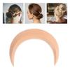 Beaupretty Wooden Hair Chopsticks Moon Shaped Hair Stick for Buns Smooth Edges Natural Finish view 4