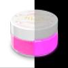 MARBLERS Glow-in-The-Dark Powder [Glow Pink] 0.28oz (8g) | Matte| Dye | Pigment | Non-Toxic | Vegan | Cruelty-Free | Eyeshadow, Nail Polish, Nail Art | Festival, Rave & Party Makeup | Body & Face view 1