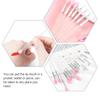 NUOBESTY Silicone Lip Brush Wand 10pcs Set Lipstick Tester Applicators Makeup Tools view 4