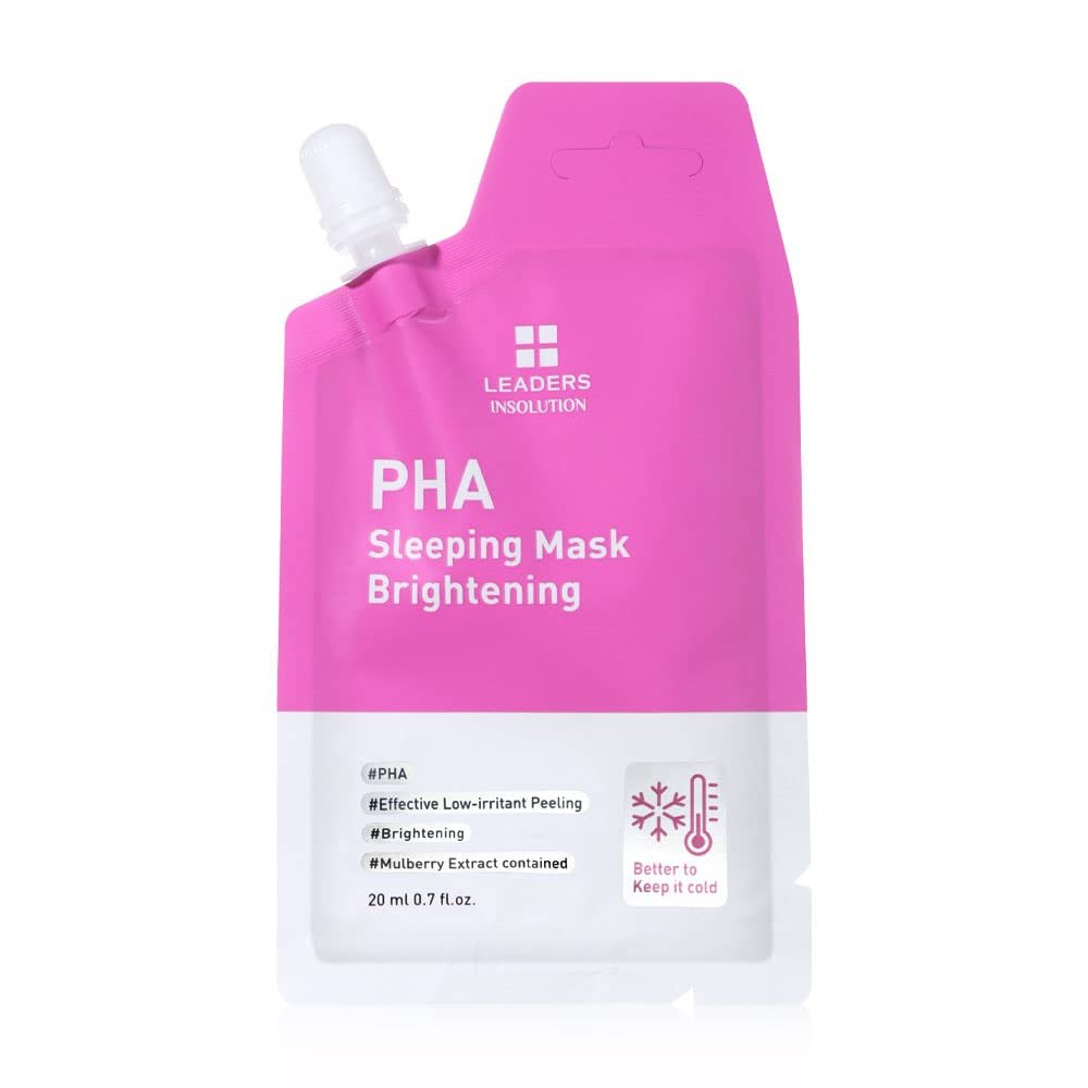 Leaders PHA Sleeping Mask Cream Insolution 0.68 Ounce