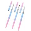 minkissy 3pcs Nail Art Drawing Pen Home Salon Tools for Nail Painting Includes Line and Plaid Pens Compact and Design view 1