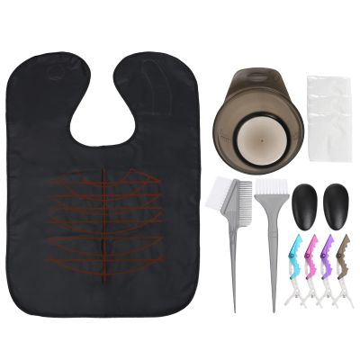 KALLORY Hair Dye Coloring Tools Set for DIY Beauty Salon Use