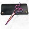Saki Shears Kohana Professional Pink Hair Cutting Scissors - Sharp Hairdresser Shears With Pink Titanium Finish - Japanese 440C Steel view 4