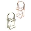 minkissy 2pcs Stylish Double-layer Sponge Powder Puff Rack for Makeup Storage Beauty Egg Holder Gold and Rose Gold for Home Travel Use view 1