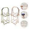 minkissy 2pcs Stylish Double-layer Sponge Powder Puff Rack for Makeup Storage Beauty Egg Holder Gold and Rose Gold for Home Travel Use view 4