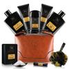 YARD HOUSE Bath and Body Gift Set for Men - Sandalwood Amber - Birthday, Christmas, Fathers Day Gifts From Wife Daughter Son for Husband, Dad - Relax Spa Kit w. Full Size Items in Deluxe Toiletry Bag view 1
