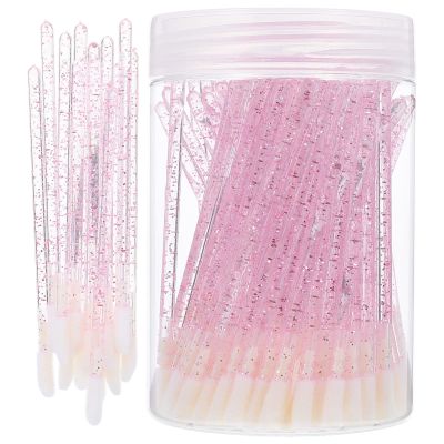 Beaupretty 1set Disposable Lipstick Brush Applicator Portable Flocking Lip Brushes for Women for Makeup Artists and Daily Use Easy to Carry Comfortable Touch