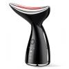 VOFEL Face and Neck Massger for Skin Care Electric Face Neck Lifting Massager with 45 Heat & 3 Massage Modes for Wrinkles Facial Neck Massager (Black) view 1