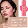 Cream Blush Stick with Brush,Waterproof Multi Cream Makeup Stick,Lightweight,Long-lasting,2 in 1 Multi Blush for Cheeks & Lip Tint & Eyeshadow Makeup(#02 Rose Power) view 3