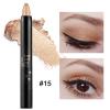 Boobeen Waterproof Eyeshadow Stick Crayon - Shimmer Cream Eyeshadow Pen for Easy Glitter Eye Makeup (15#) view 2