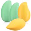 Beavorty 4pcs Mango-shaped Makeup Sponges Portable Powder Beauty Tools for Foundation and Concealer Unique Design for Precision Application Easy to Clean view 1