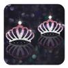 Kilshye Silver Tiaras Combs Rhinestone Tiara Hair Comb Crystal Costume Hair Accessories for Birthday (Purple) view 1
