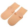 VOCOSTE 1 Pair Moisturizing Gel Socks Cracked Foot Care Protector, Silicone Socks, Beige, S Size view 1