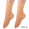 VOCOSTE 1 Pair Moisturizing Gel Socks Cracked Foot Care Protector, Silicone Socks, Beige, S Size view 3