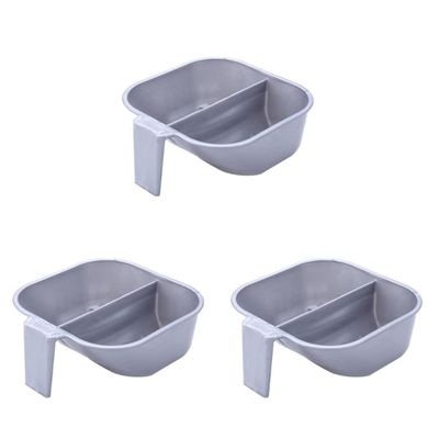 KALLORY 3pcs Hair Coloring Mixing Bowl Handle Easy to Clean Salon Tint Bowl for Professional Hair Dyeing and Use for Color Mixing and Application