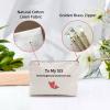 2pcs Love You Sister,Soul Sister Gift Bestie Gift,Linen Style Make up Bag Toiletry Bag Gift for Friend (To Sister) view 3